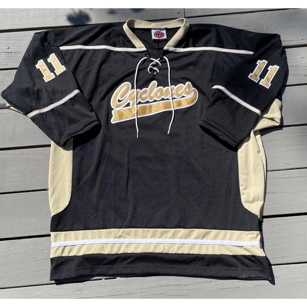 Cincinnati Cyclones Caughey #11 Hockey Jersey Men's XL K1 Sportswear ECHL - Picture 9 of 13